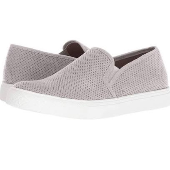 suede steve madden slip ons